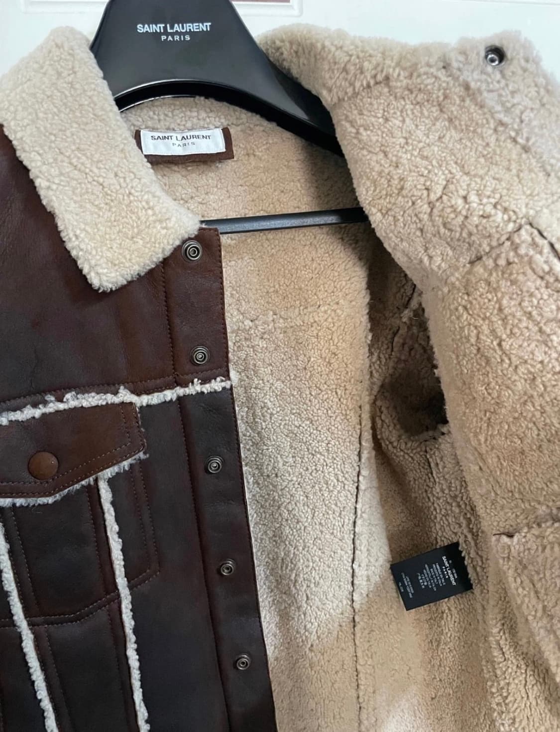 생 로랑 스웨이드 트러커 50 사이즈 상품이미지3