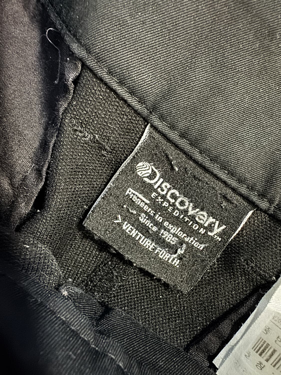 정품 디스커버리 카고 조거팬츠 블랙 30.7인치 상품이미지3