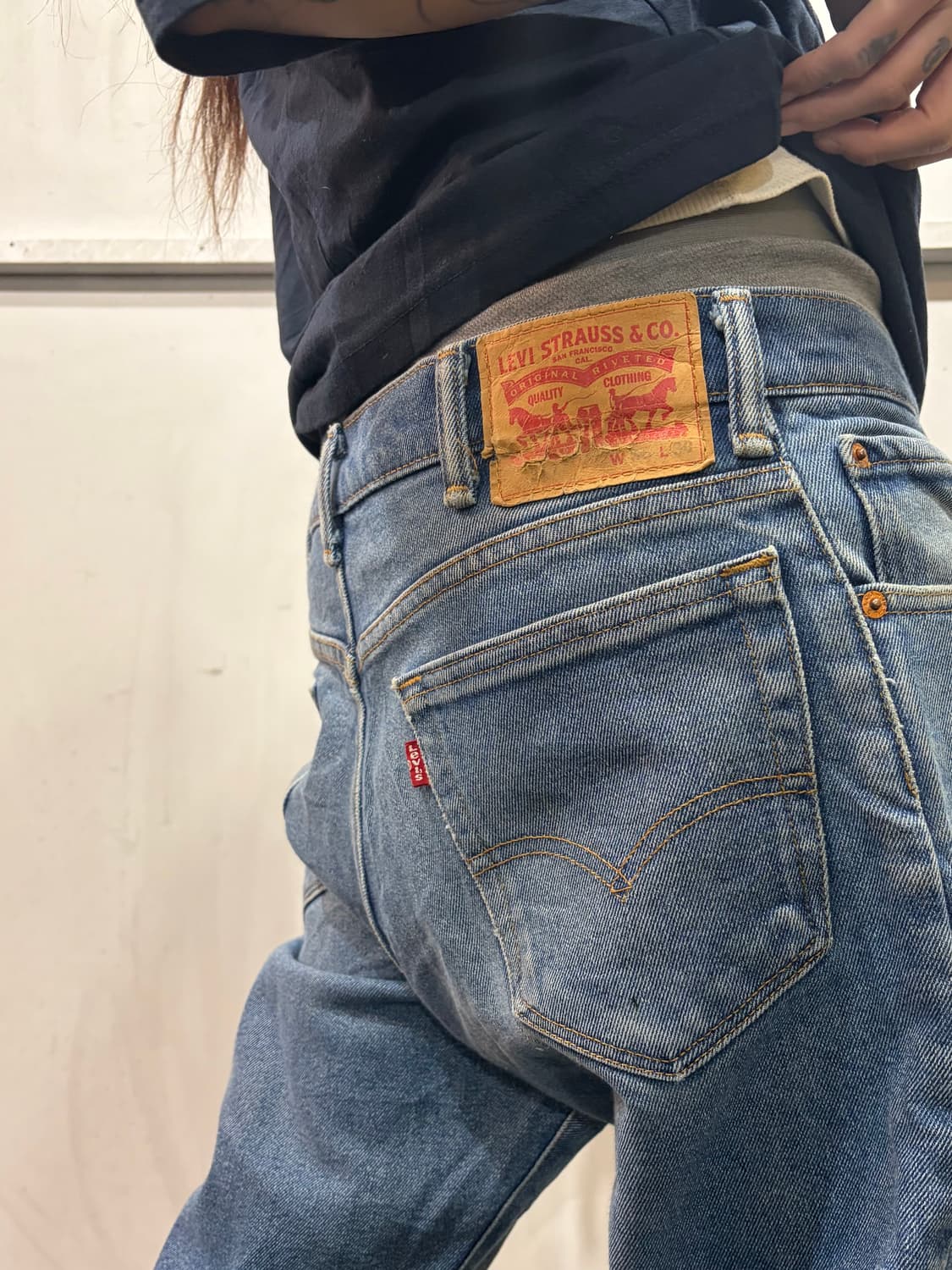 90s LEVIS 517 denim boots cut jeans 상품이미지6
