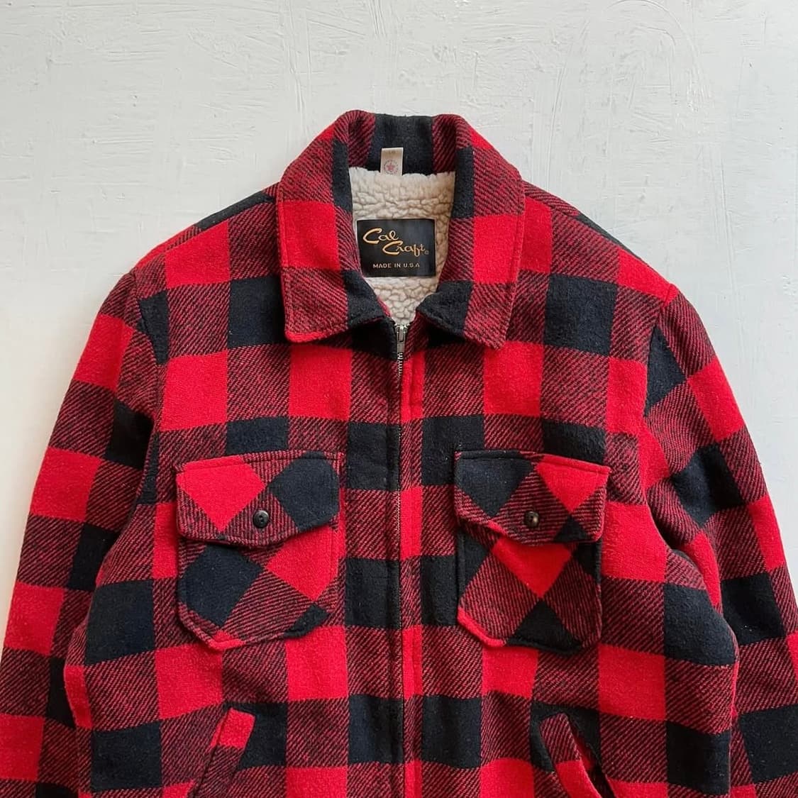 90‘s U.S.A cal craft 버팔로 자켓 상품이미지1