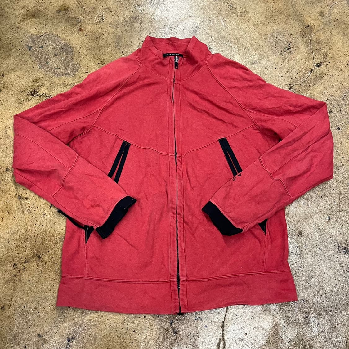 [정품/105] c.p.컴퍼니 빈티지 집업 레드 b14 상품이미지2