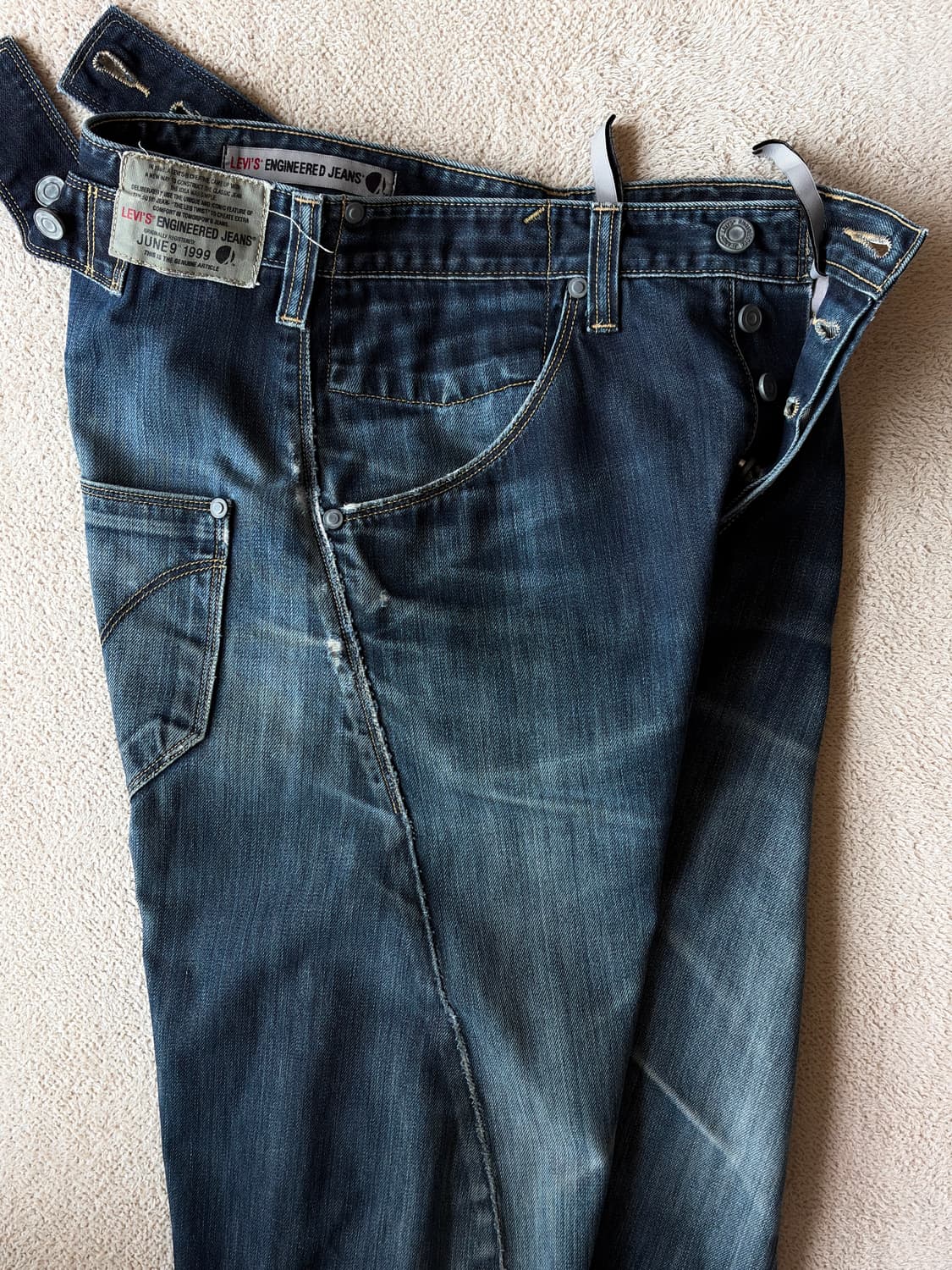 90-00s 리바이스 신치백 엔지니어드진 상품이미지1