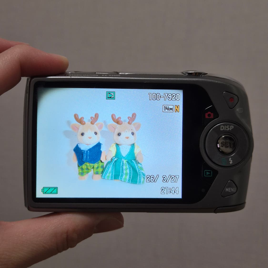 메이크업🧚‍♀️카시오 EX-Z2000 실버 ✨ 상품이미지2