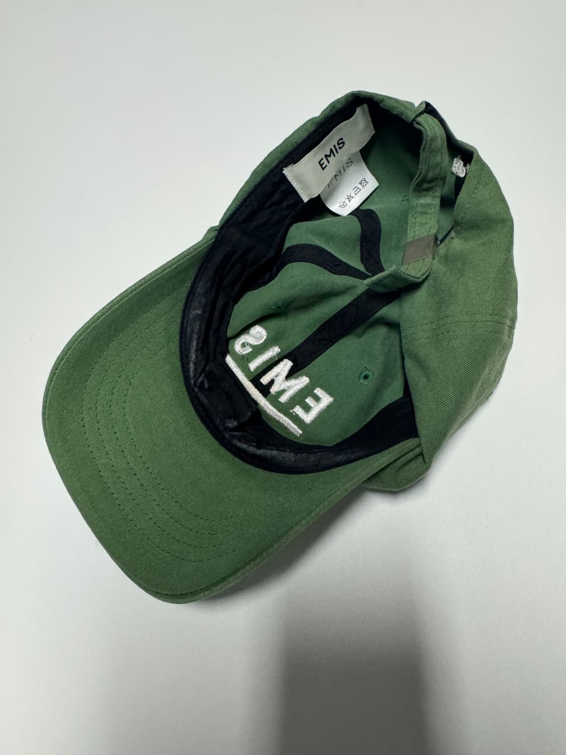 이미스 EMIS 스펠 아웃 그린 볼캡 F 상품이미지2