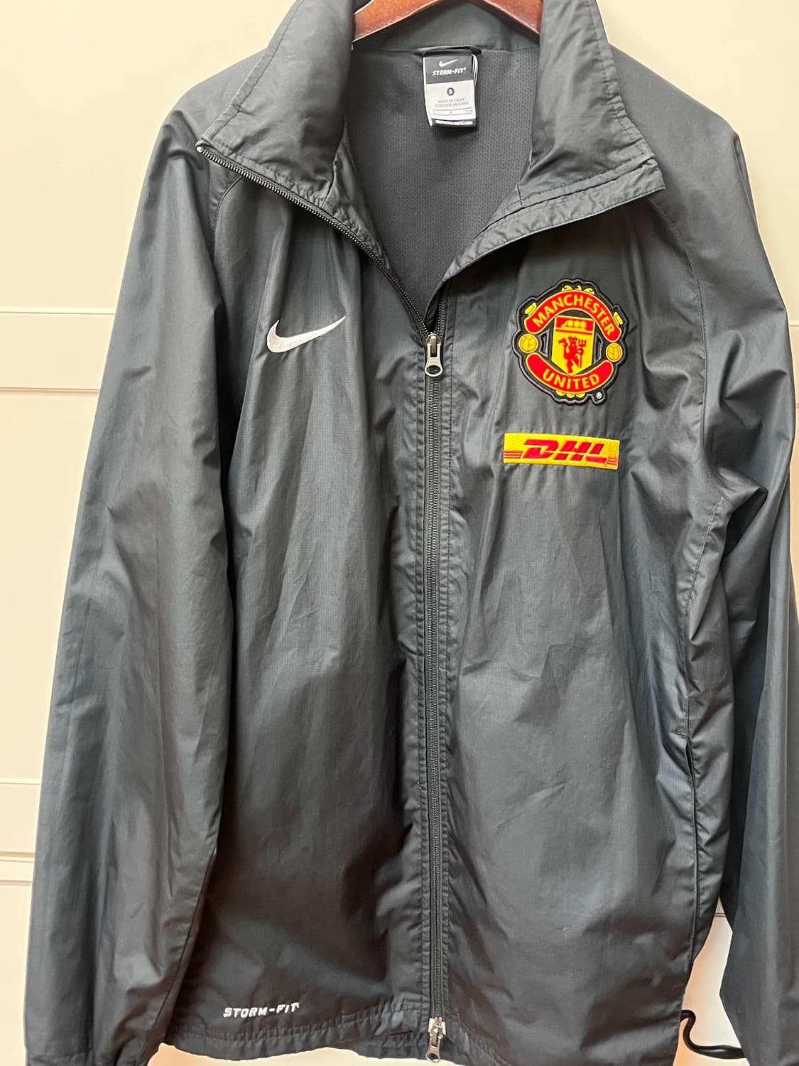 나이키 맨유 DHL 바람막이 스톰핏 블랙(무료 배송) 상품이미지1