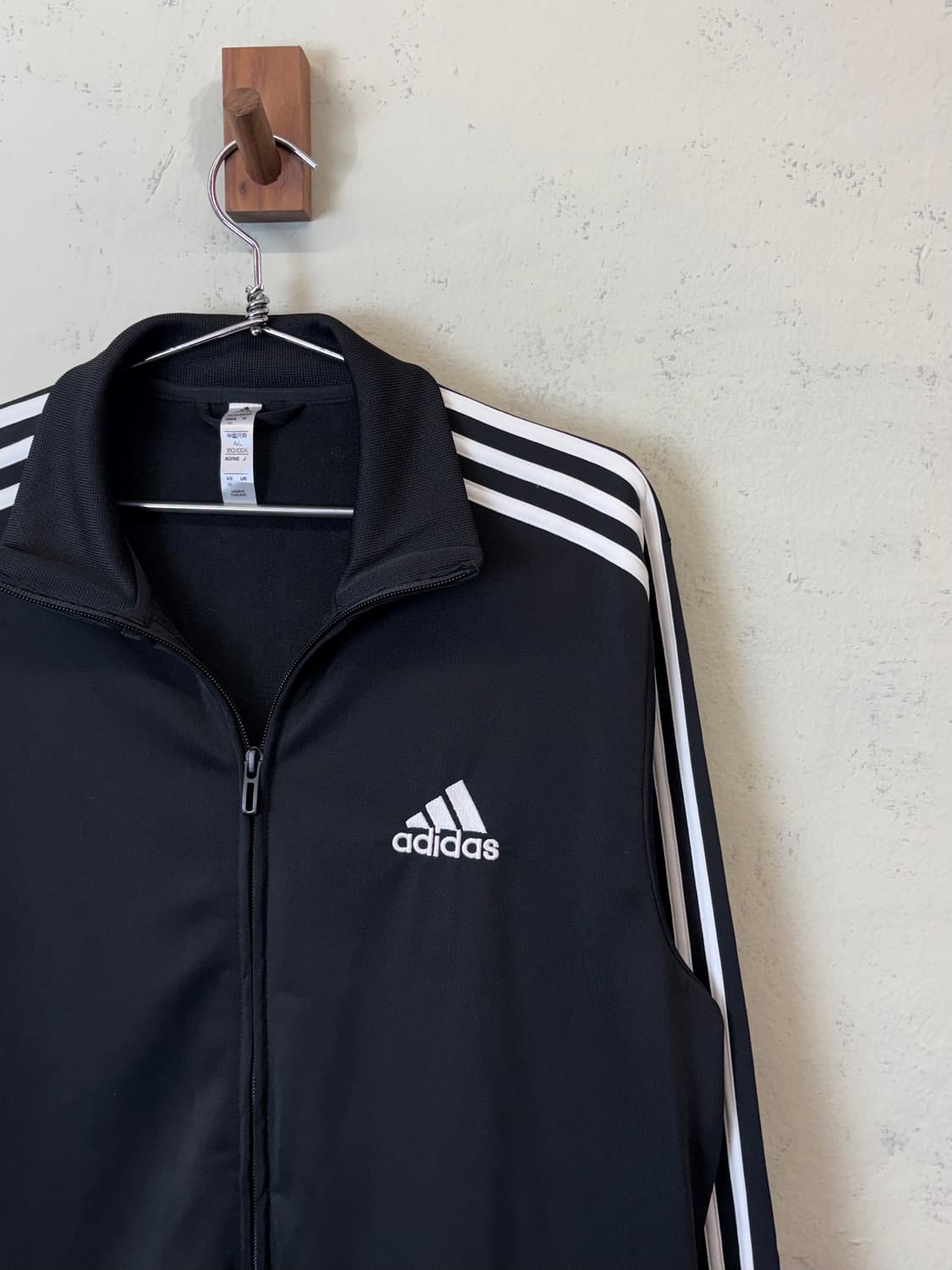 아디다스 기본 삼선 트랙탑 져지 블랙 상품이미지2