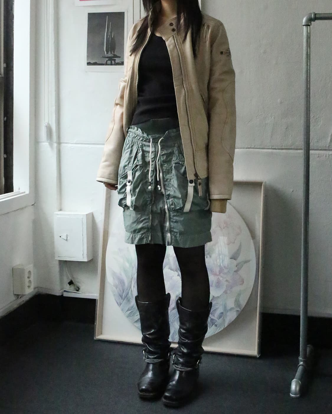 디젤 패러슈트 카고 스커트 상품이미지1