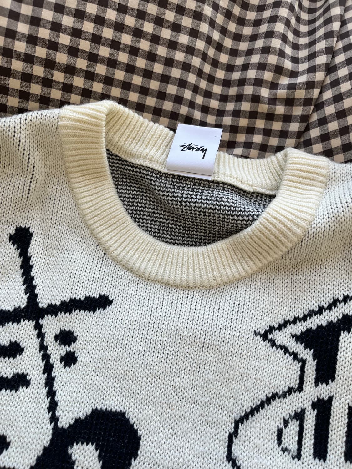 나이키 x 스투시 NRG 롱슬리브 니트 스웨터 파슬 / XL 상품이미지3