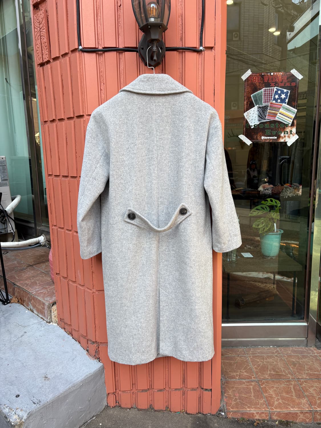 Ray Beams 울 혼방 더블 코트 상품이미지2