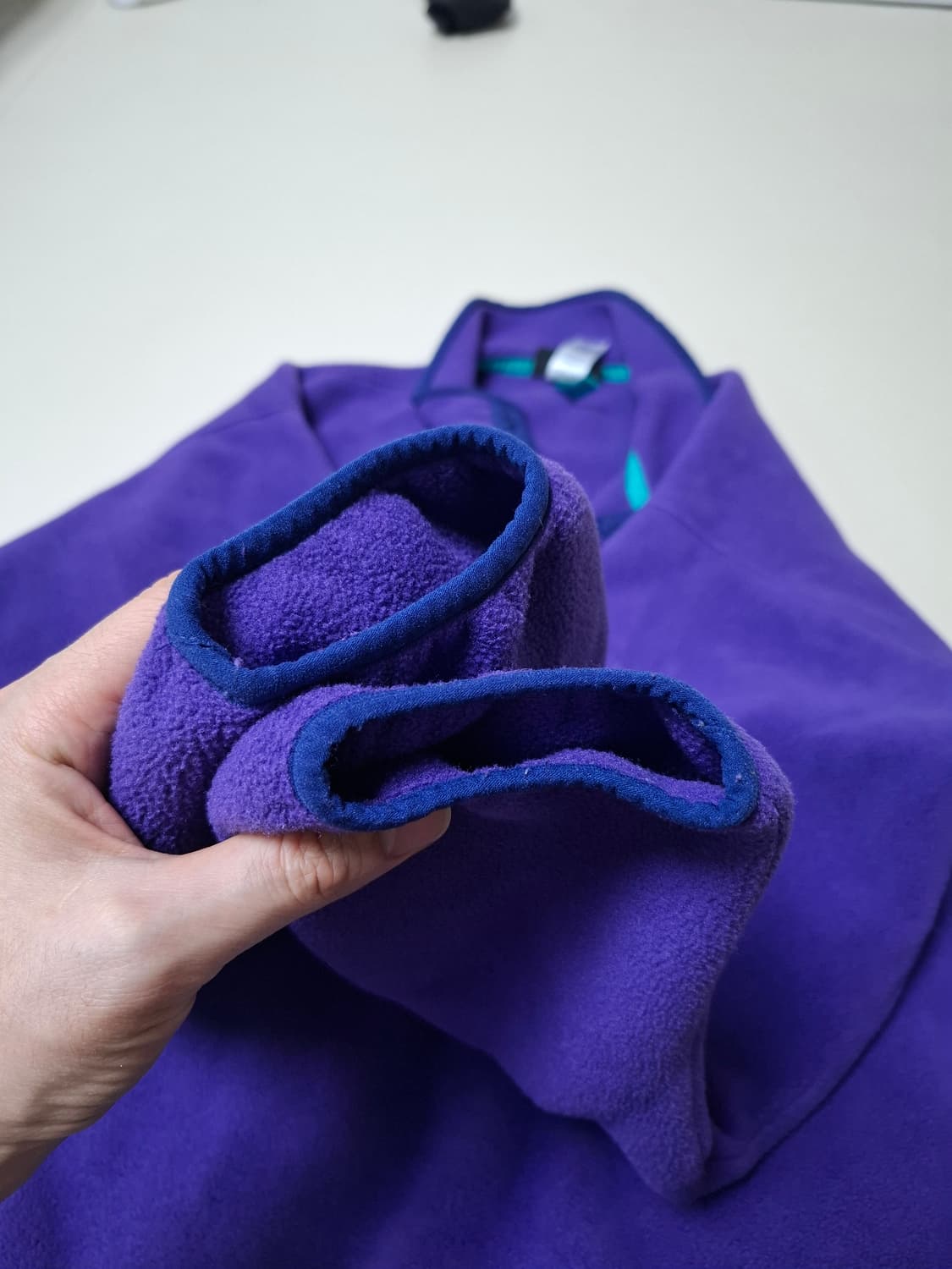 L 파타고니아 신칠라 퍼플 블루 플리스 풀오버 잉크 상품이미지5