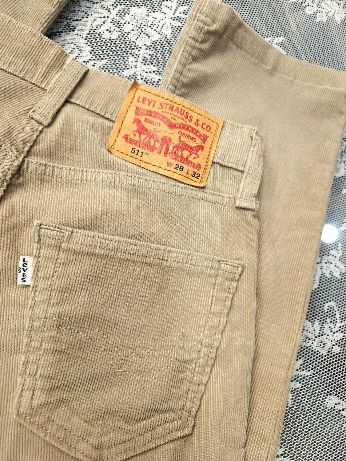 리바이스 511 여성 코듀로이 바지55 상품이미지4