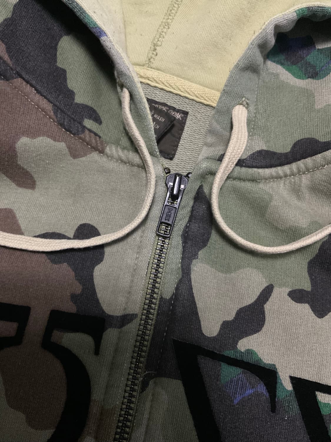 스투시 카모 후드집업 L 상품이미지3