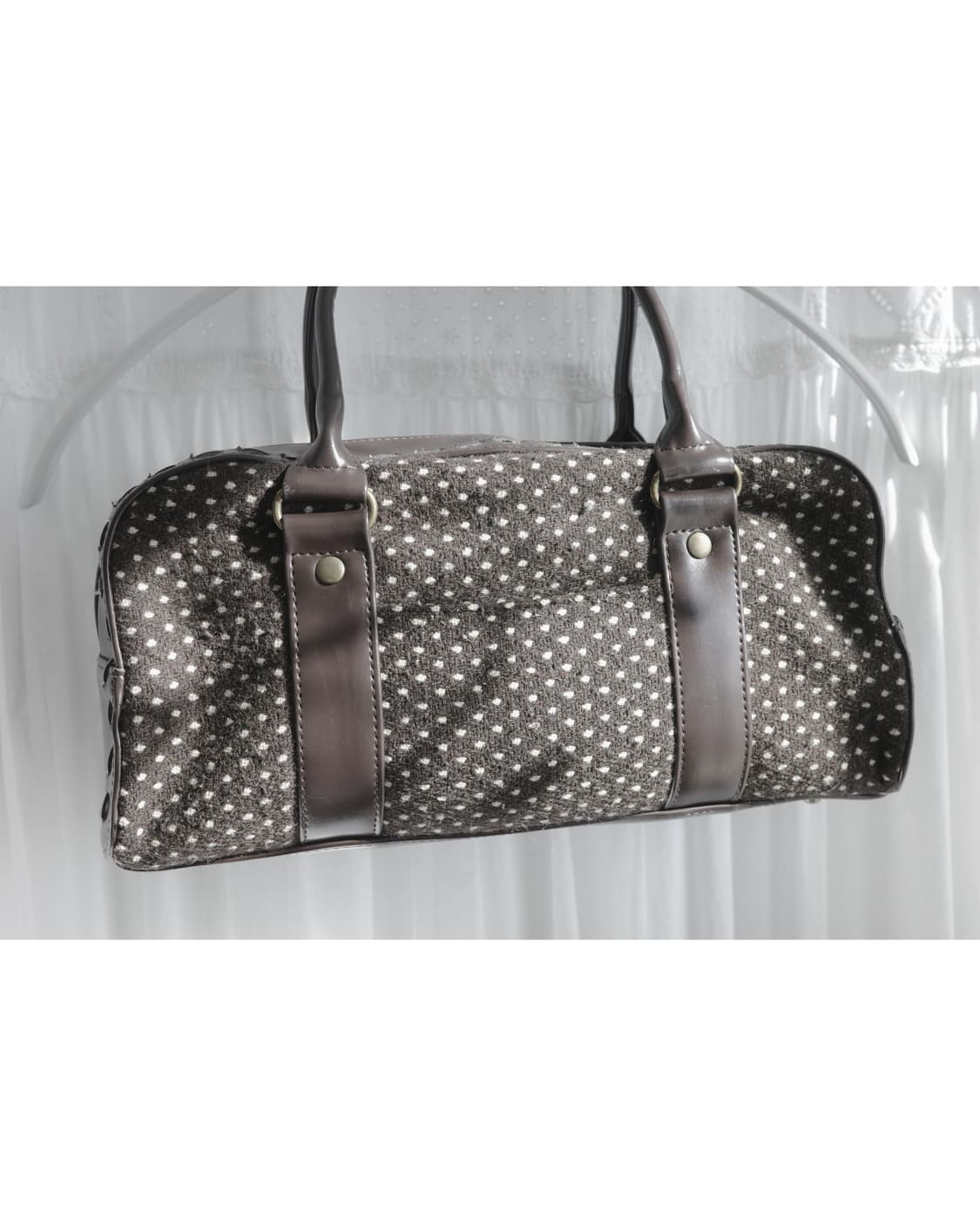 Brown dot square bag 상품이미지2