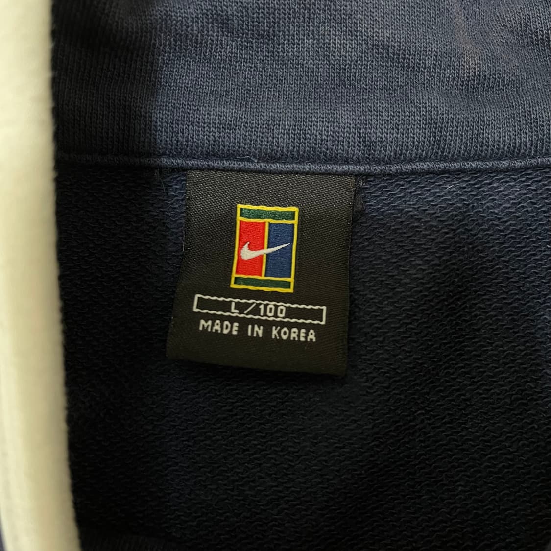 나이키 스우시 테니스 로고 올드스쿨 집업 조끼 L(100) 상품이미지4