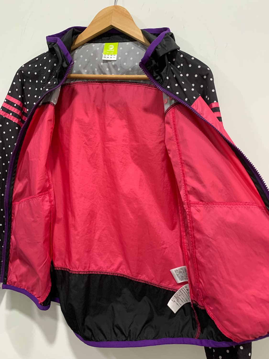 (빈티지)Adidas 아디다스 네오 JPN 도트 땡땡이 윈드브레이커 상품이미지7