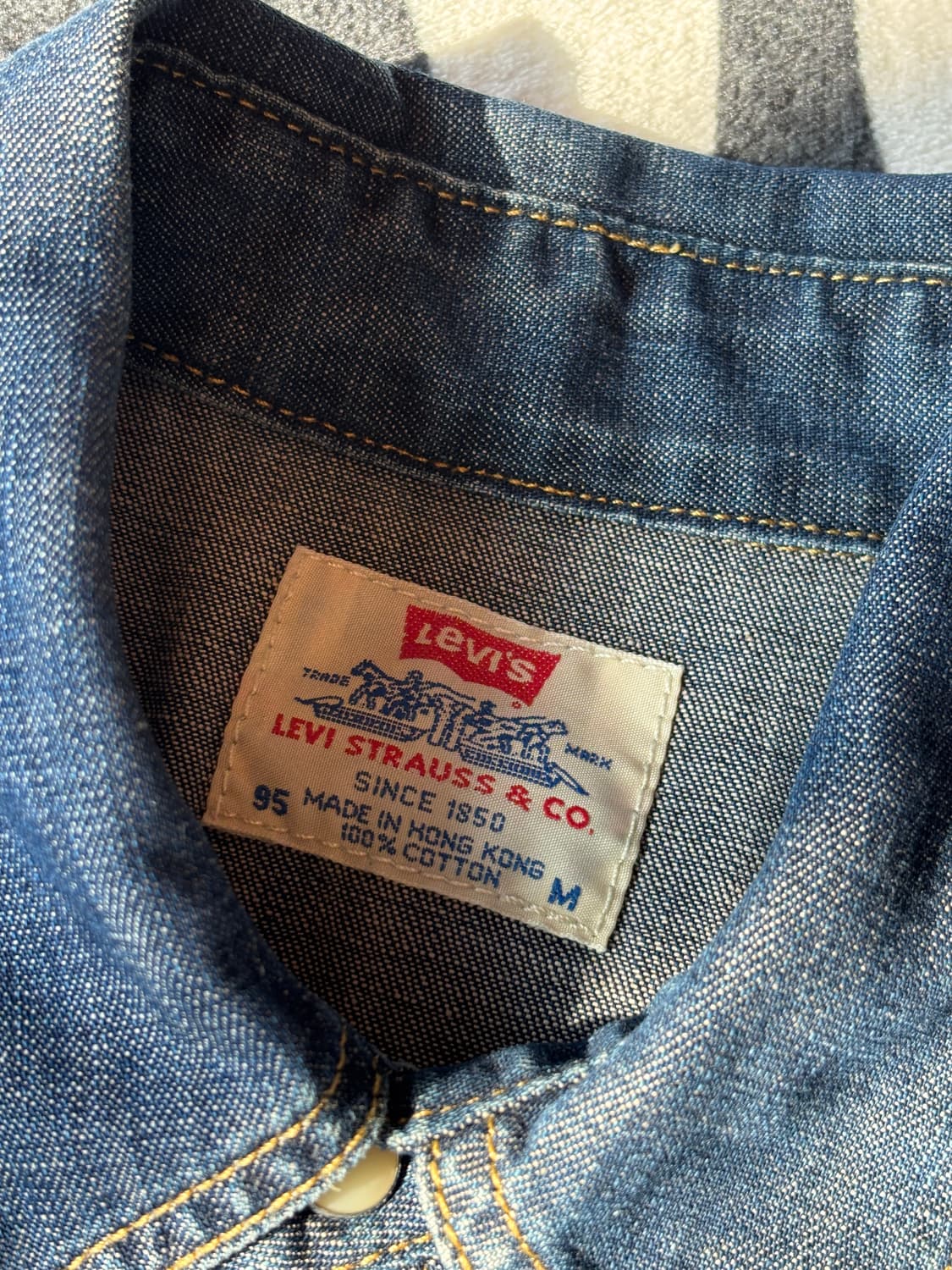 Levis 웨스턴 데님 셔츠 상품이미지4