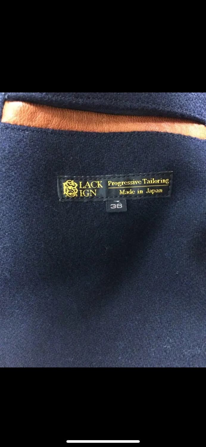 블랙사인 가죽자켓 상품이미지5