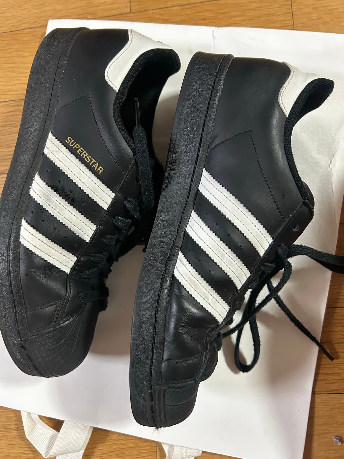 아디다스 슈퍼스타 블랙 280 상품이미지5