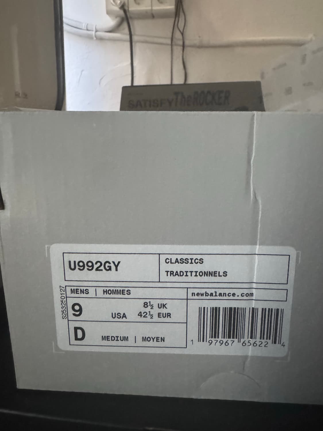 뉴발란스 992 그레이 새상품 상품이미지2