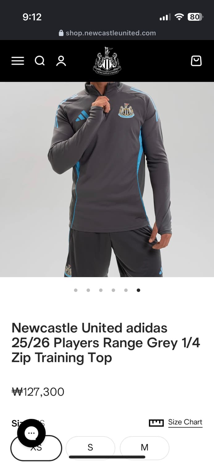 [새상품] 25/26 뉴캐슬 유나이티드 트레이닝 탑 상품이미지8