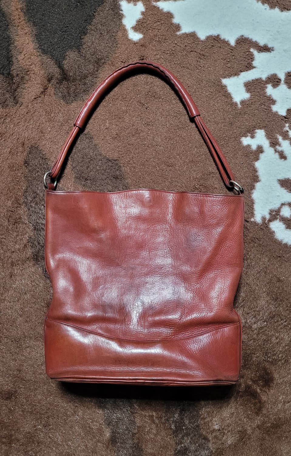 남녀공용 가죽 토트백(36*35) 상품이미지1