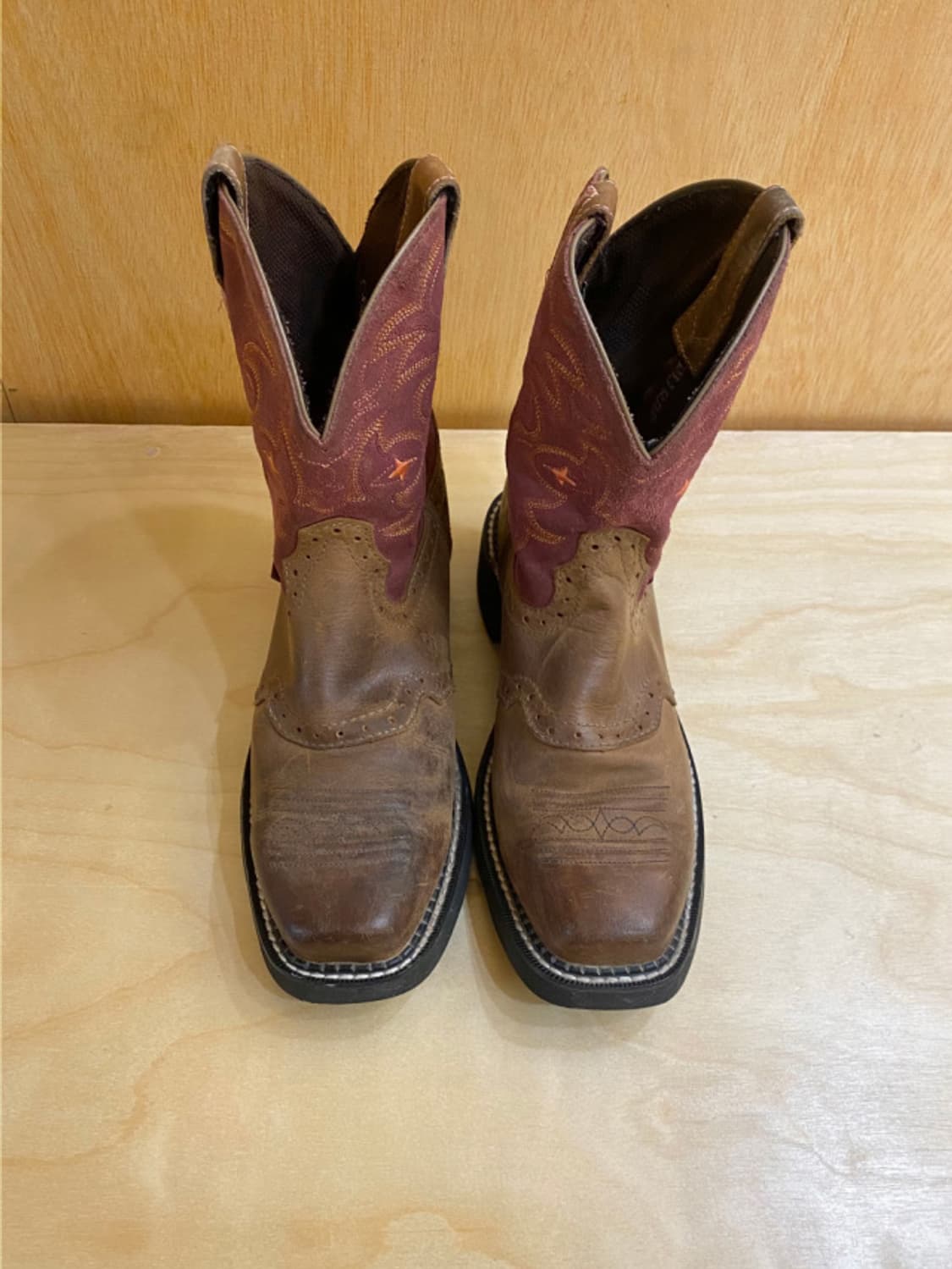 JUSTIN BOOTS square toe western boot 상품이미지4
