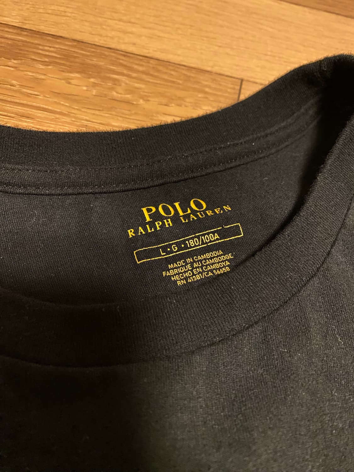 폴로 랄프로렌 긴 팔 티셔츠 롱슬리브 맨투맨 블랙 상품이미지4