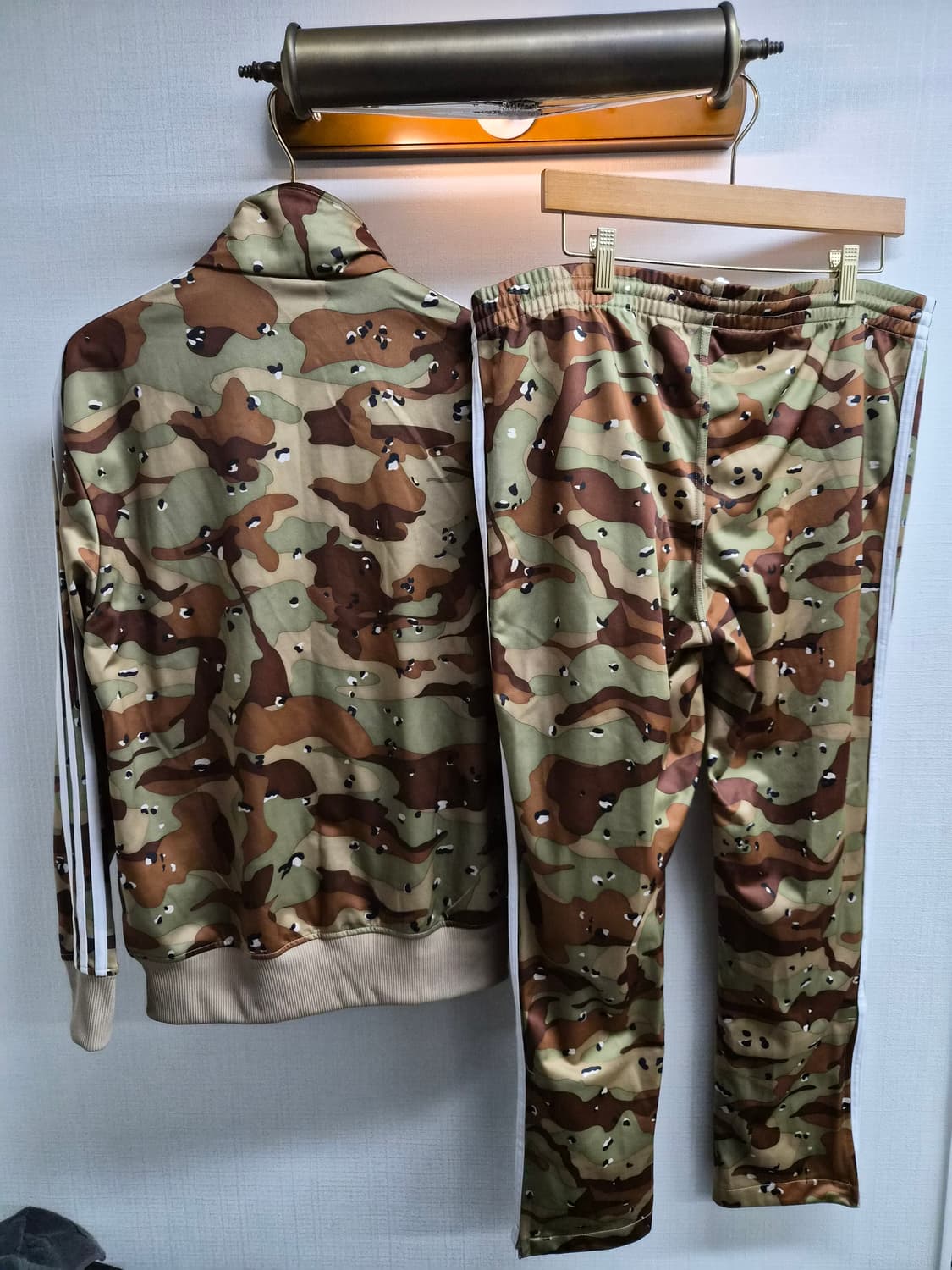 M) 아디다스 파이어버드 강동원 카모 져지 셋업 팝니다 상품이미지2