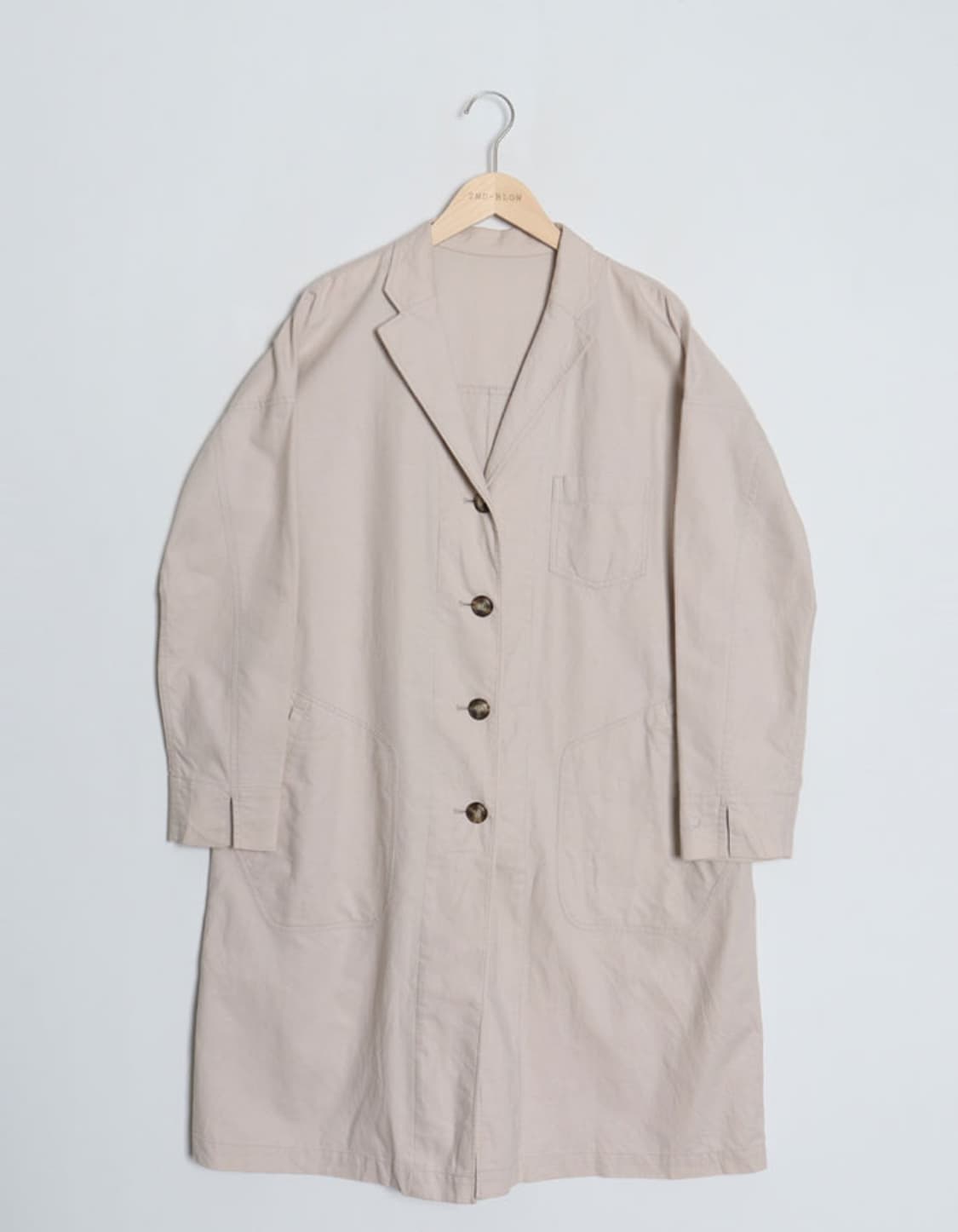GLOBAL WORK Linen Blend Spring Coat 상품이미지1
