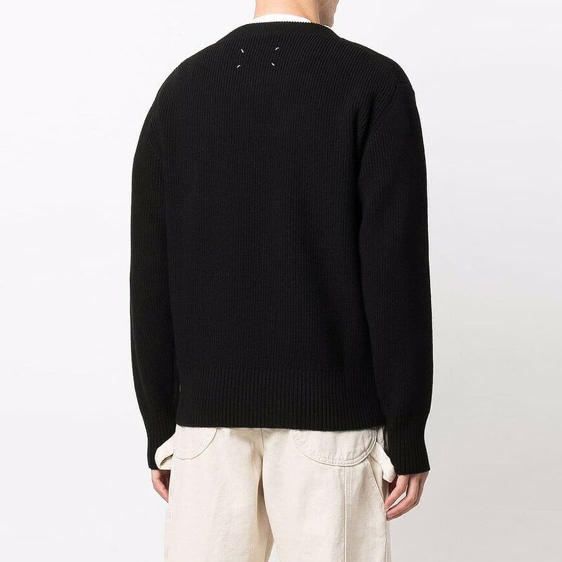 [M] 마르지엘라 블랙 니트 스웨터 상품이미지5