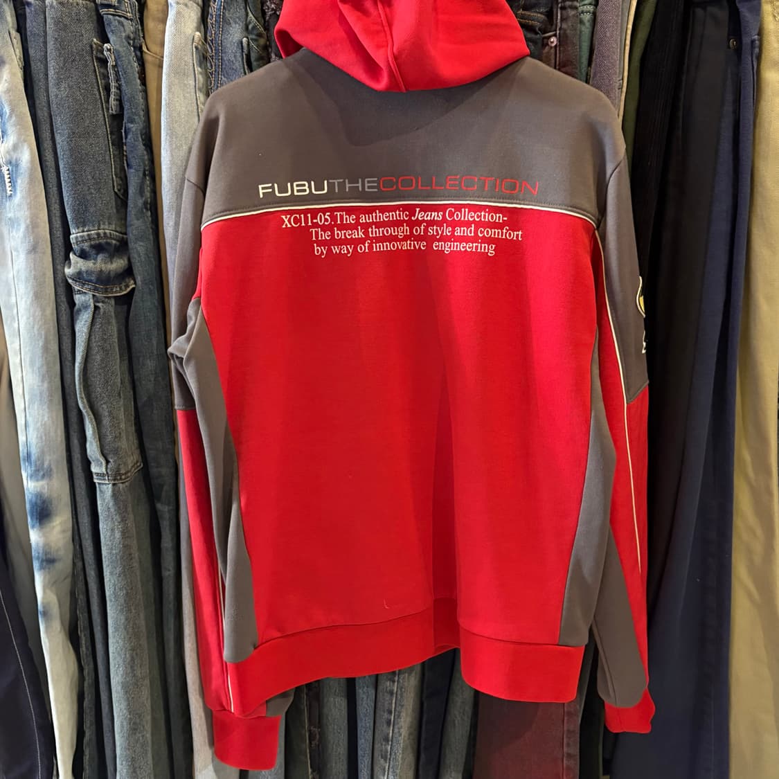 FUBU Ford 레이싱 올드스쿨 후드집업 상품이미지6