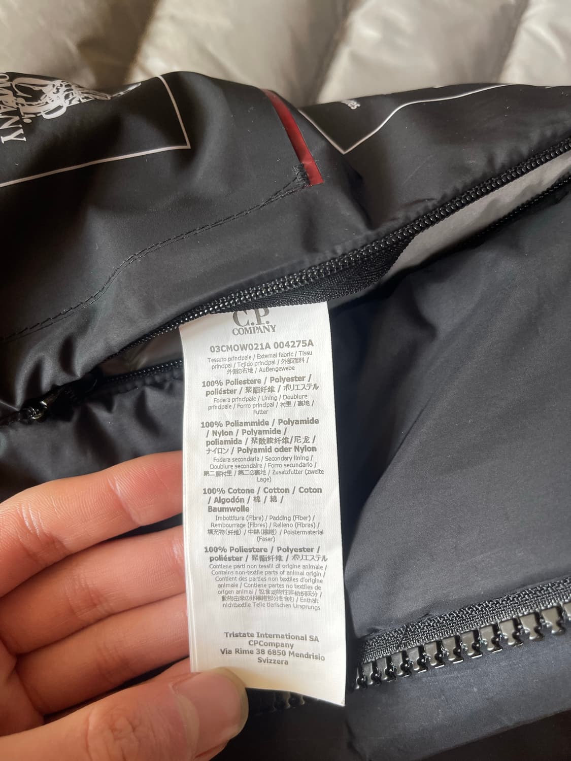 CP컴퍼니 Micro-M 고글 롱 다운 파카 블랙 상품이미지6