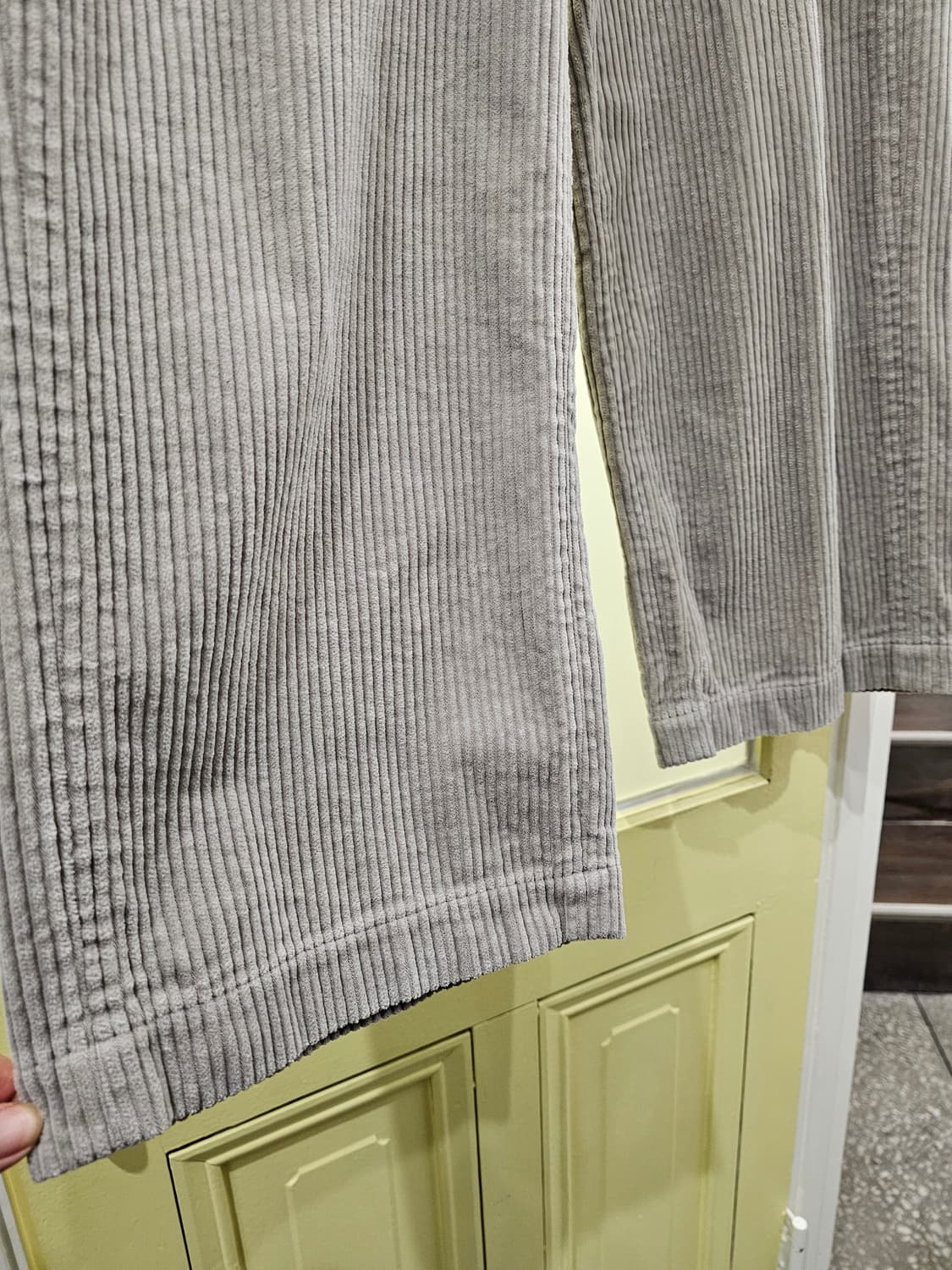 Japan P.A 연그레이 와이드 코듀로이PT 상품이미지6