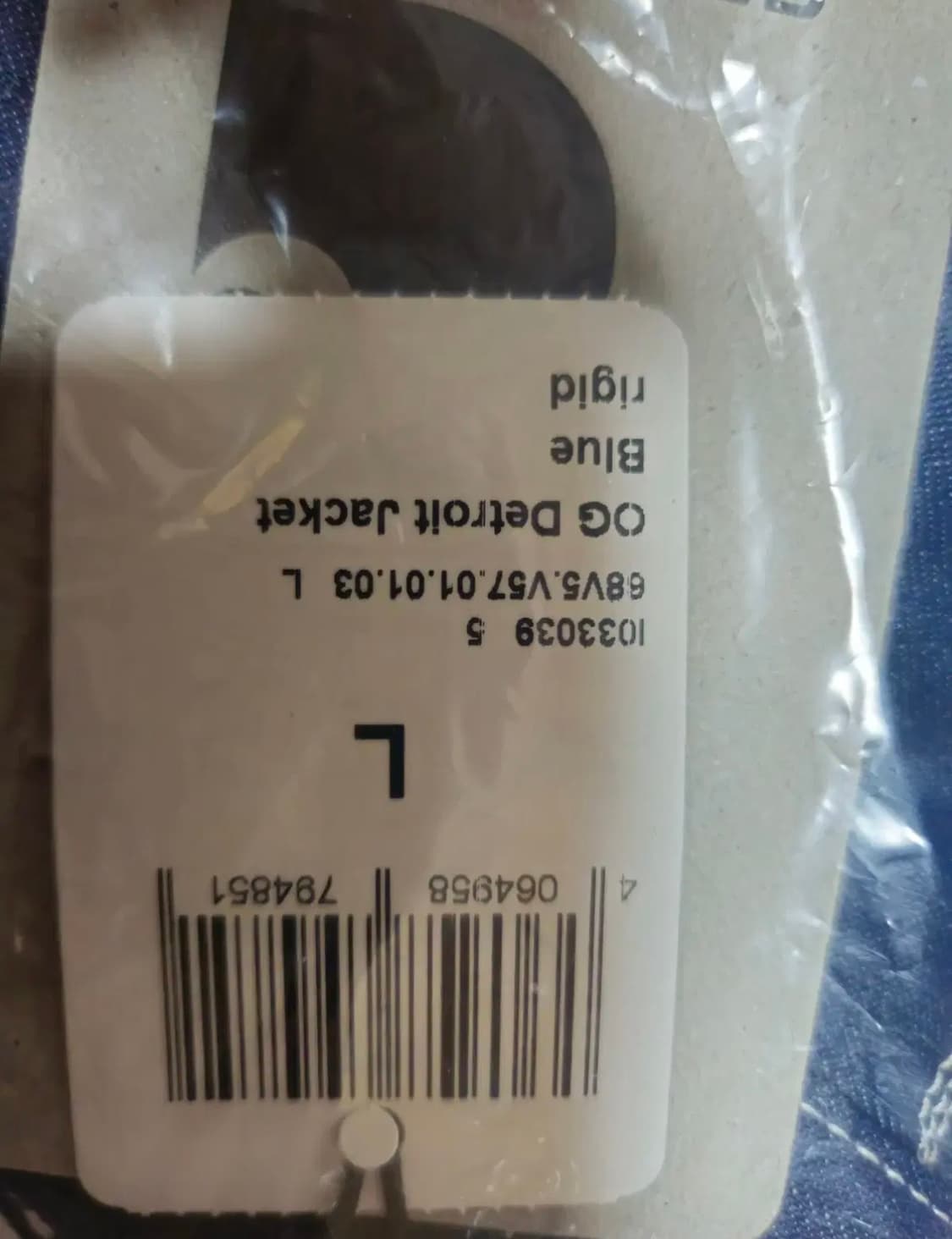 칼하트 WIP 노르코 데님 OG 디트로이트 자켓 블루 리지드 상품이미지6