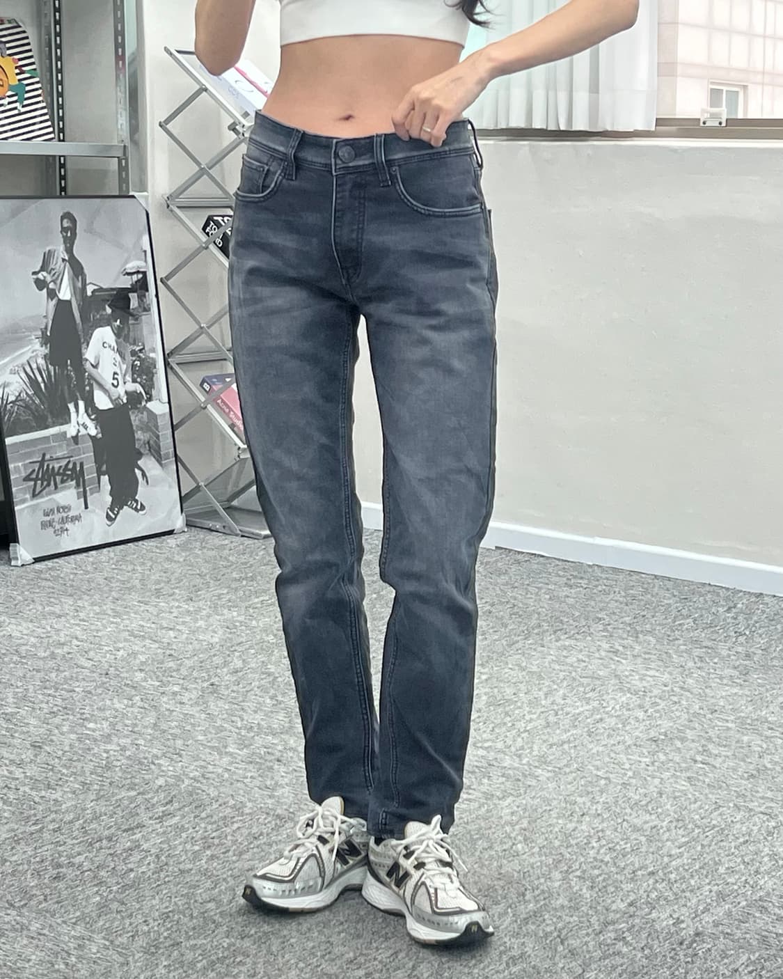 (허단41)리바이스 513 흑청-M1685 상품이미지8