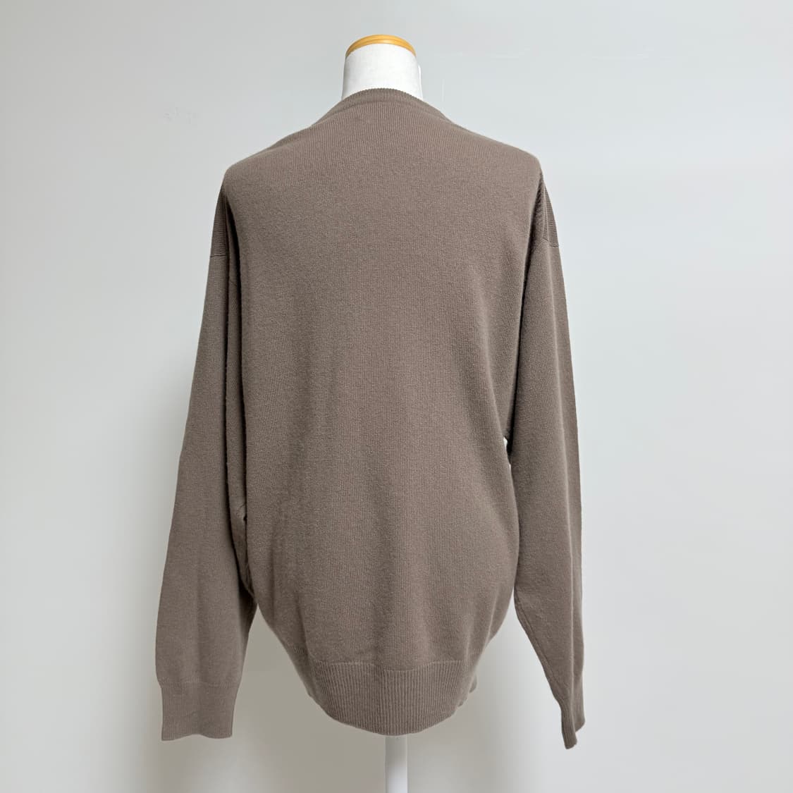 [캐시미어 100%] 코코아브라운 라운드 니트 M 상품이미지3