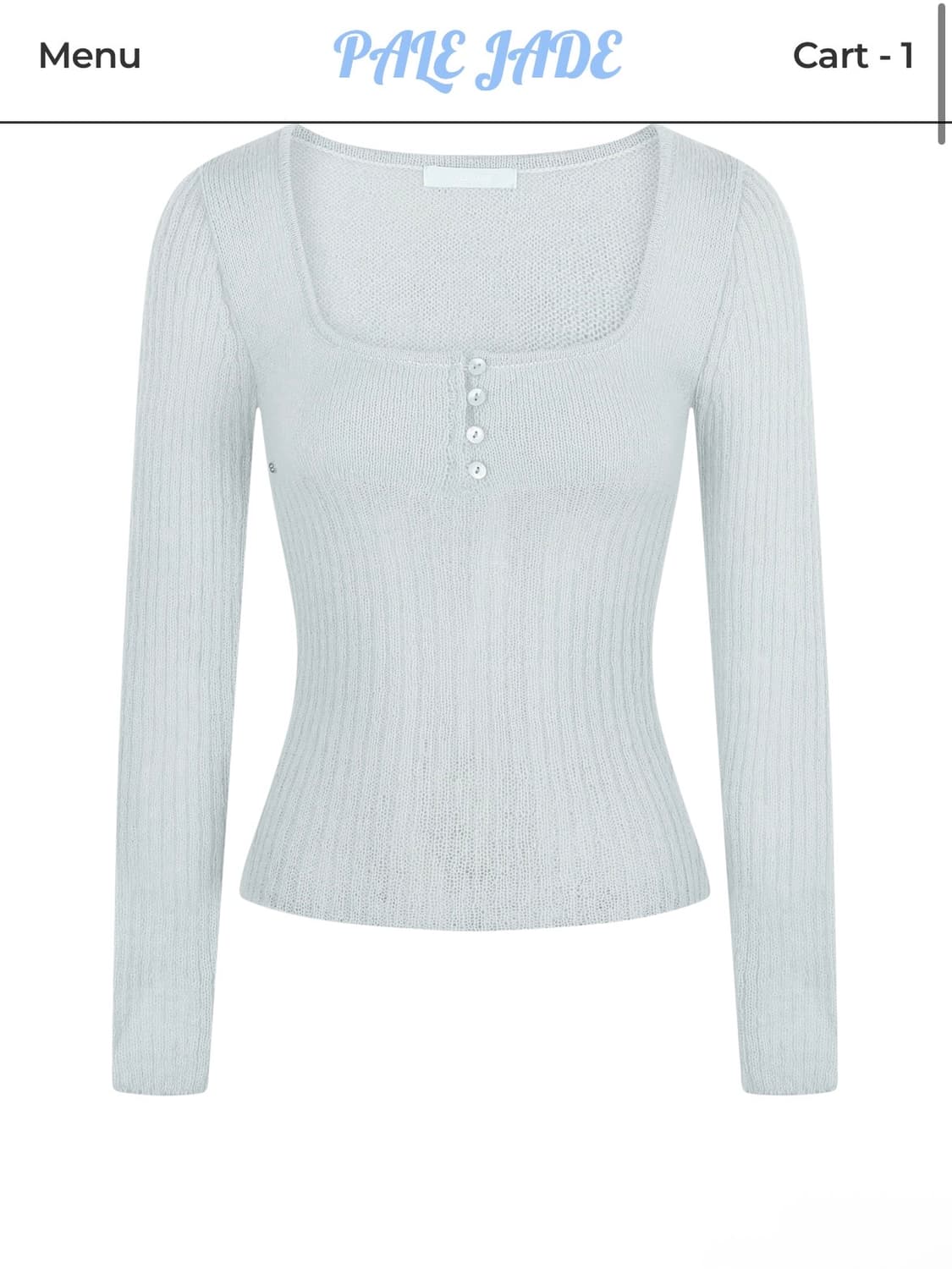 새상품 페일제이드 hairy lily knit  상품이미지2