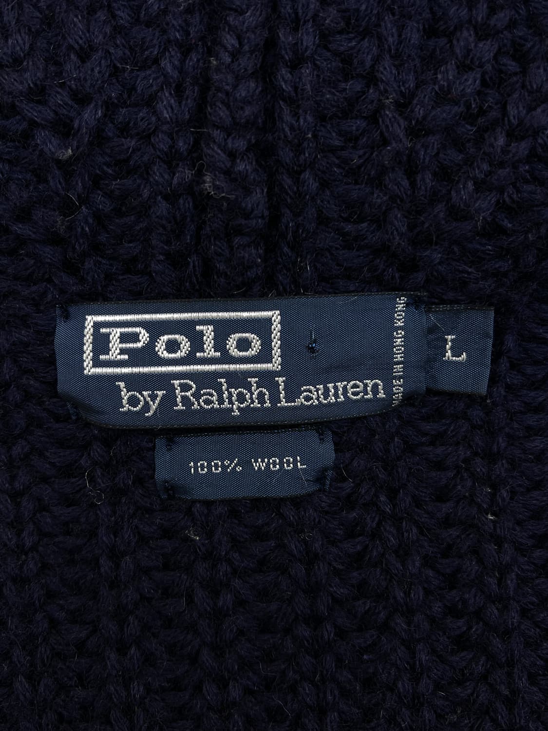 폴로랄프로렌 90s 니트 울 더플 후드 자켓 상품이미지7