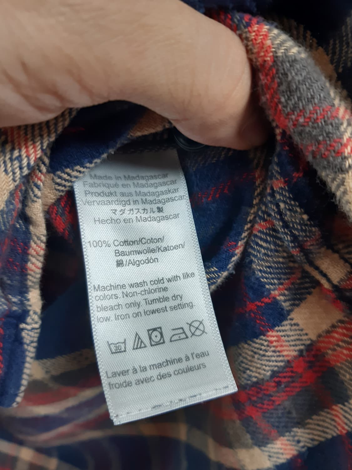 제이크루 wallace barnes 플란넬 셔츠 상품이미지5