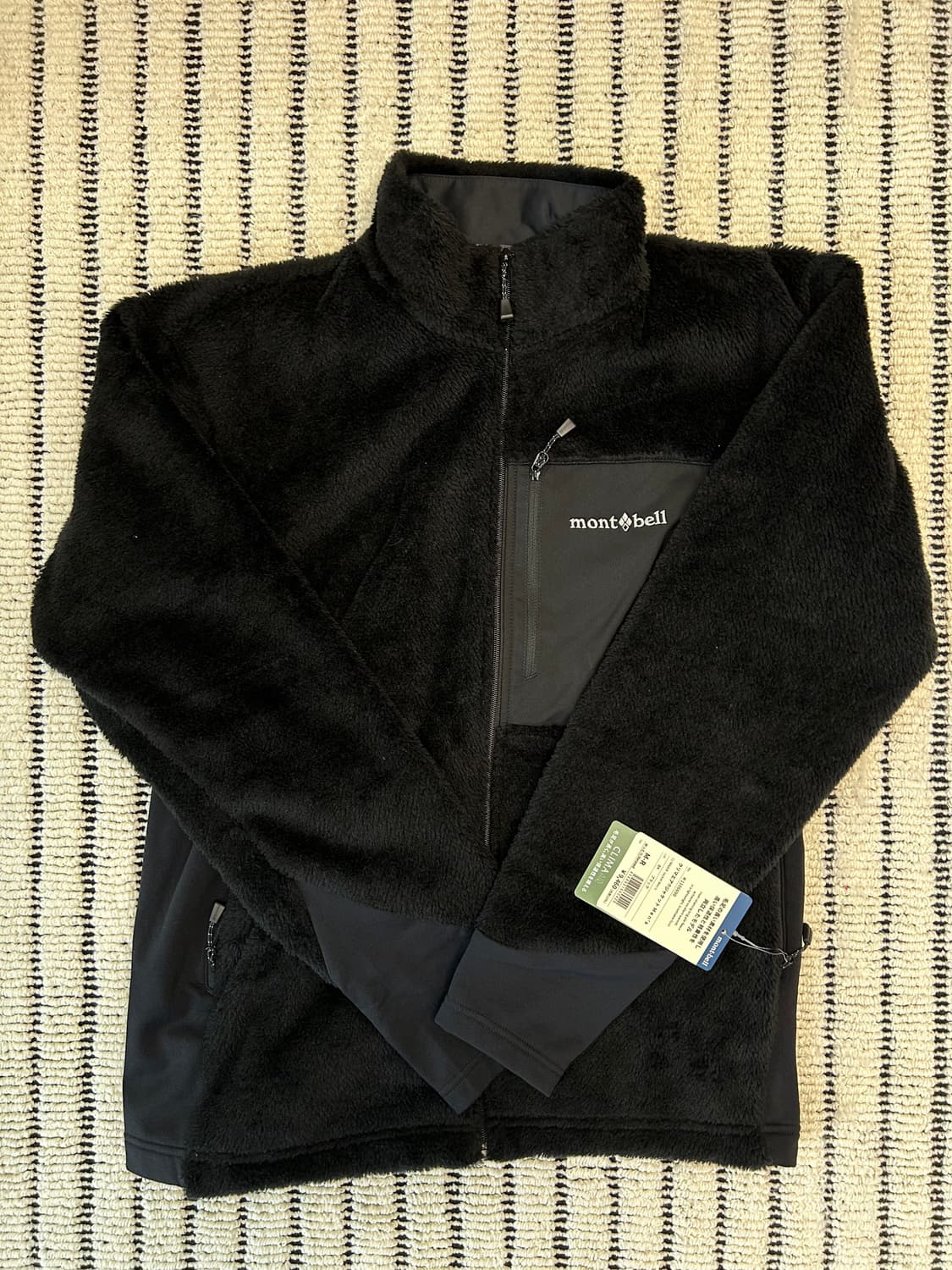 몽벨 블랙 후리스 (새제품) 상품이미지1