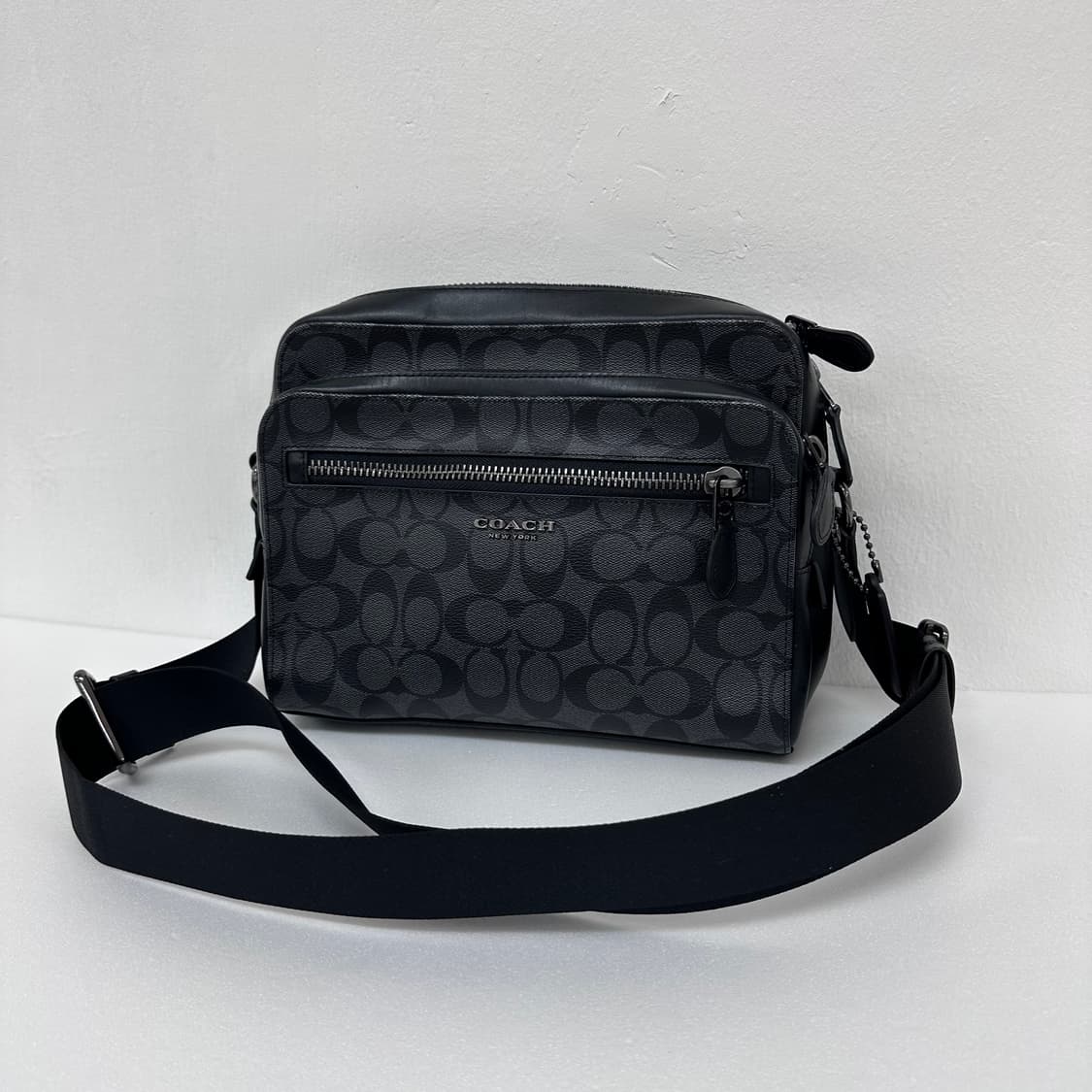 COACH 코치 남여공용 가죽 시그니처 크로스백 상품이미지9