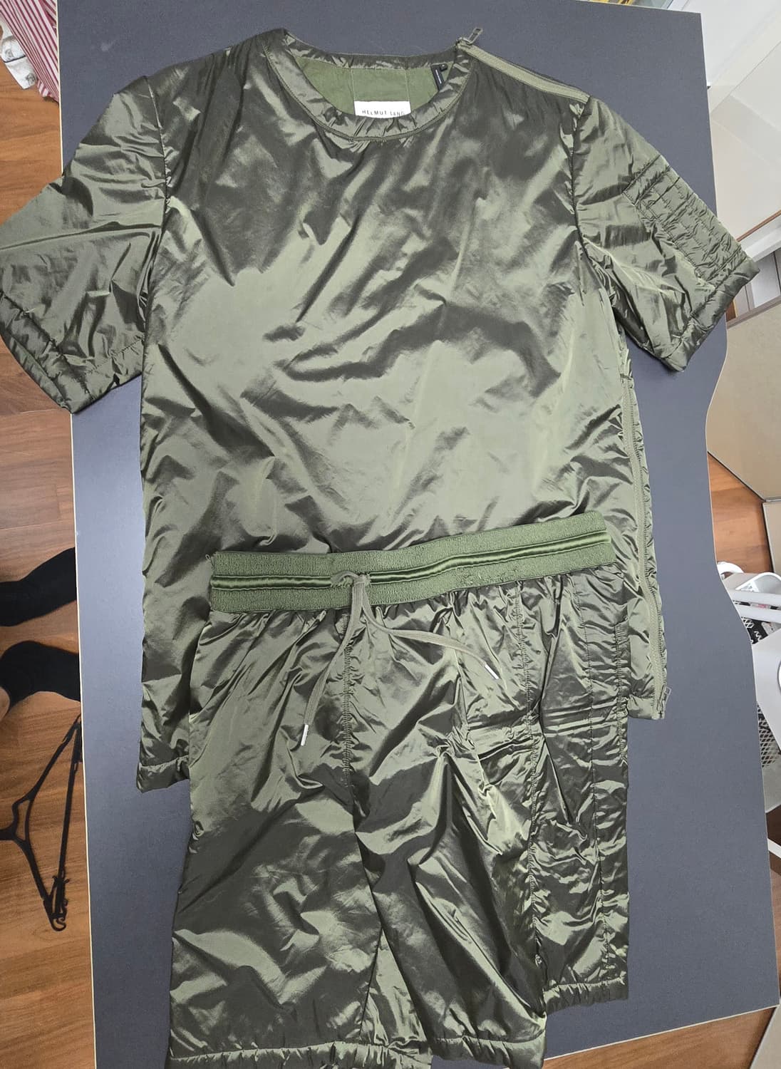 Helmut lang 반팔 패딩 세트 상품이미지1