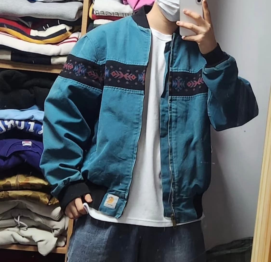 칼하트 JR0455 나바호 패턴 아즈넥 자켓 상품이미지2