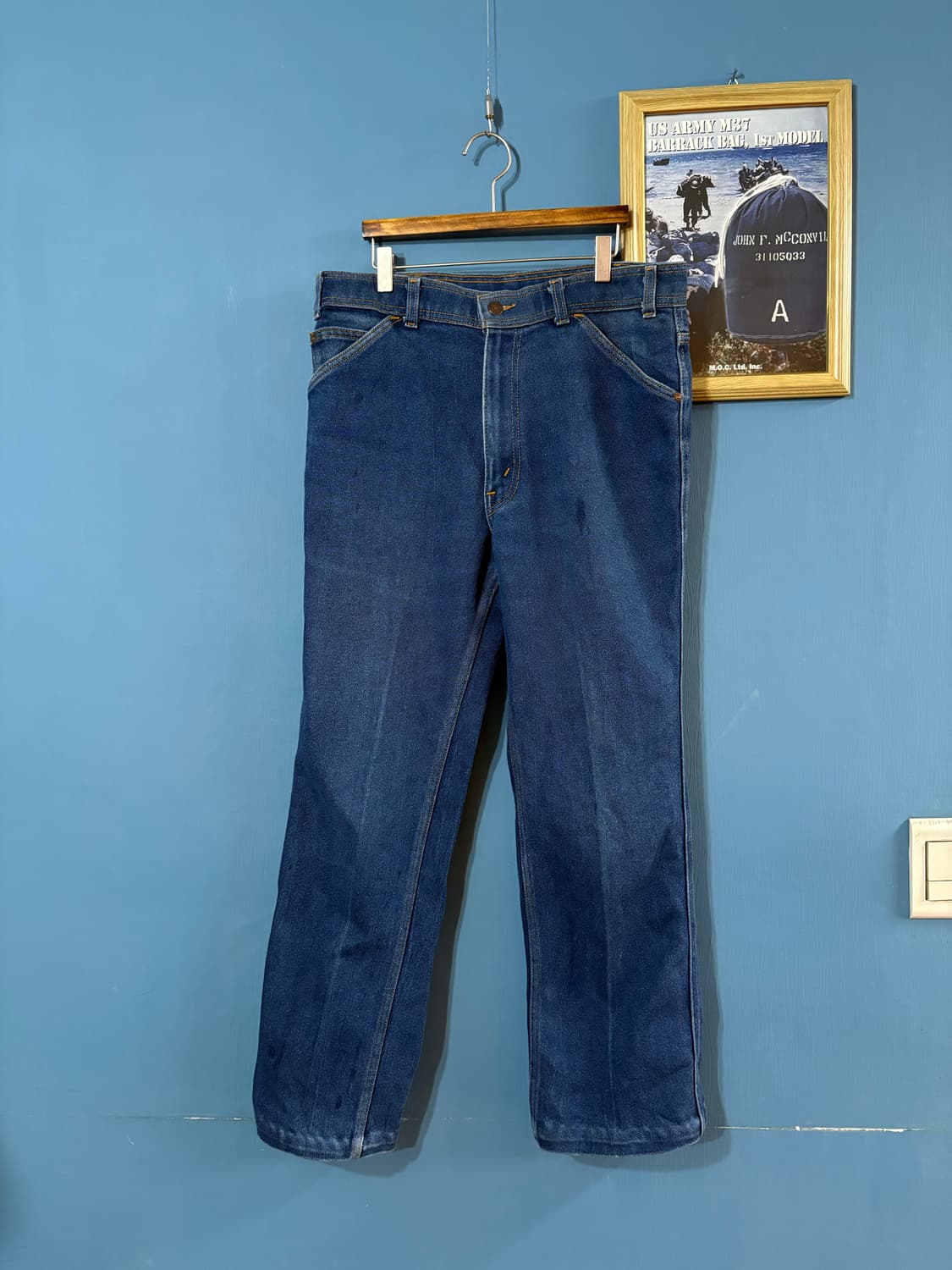 80’s Levis Action jeans Orange tab Denim 상품이미지1