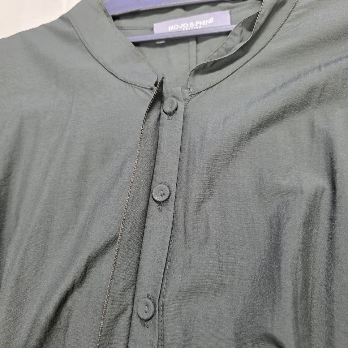 1329 MOJO.S.PHINE 카키 셔링 원피스 여성 77 루즈핏 데일 상품이미지4