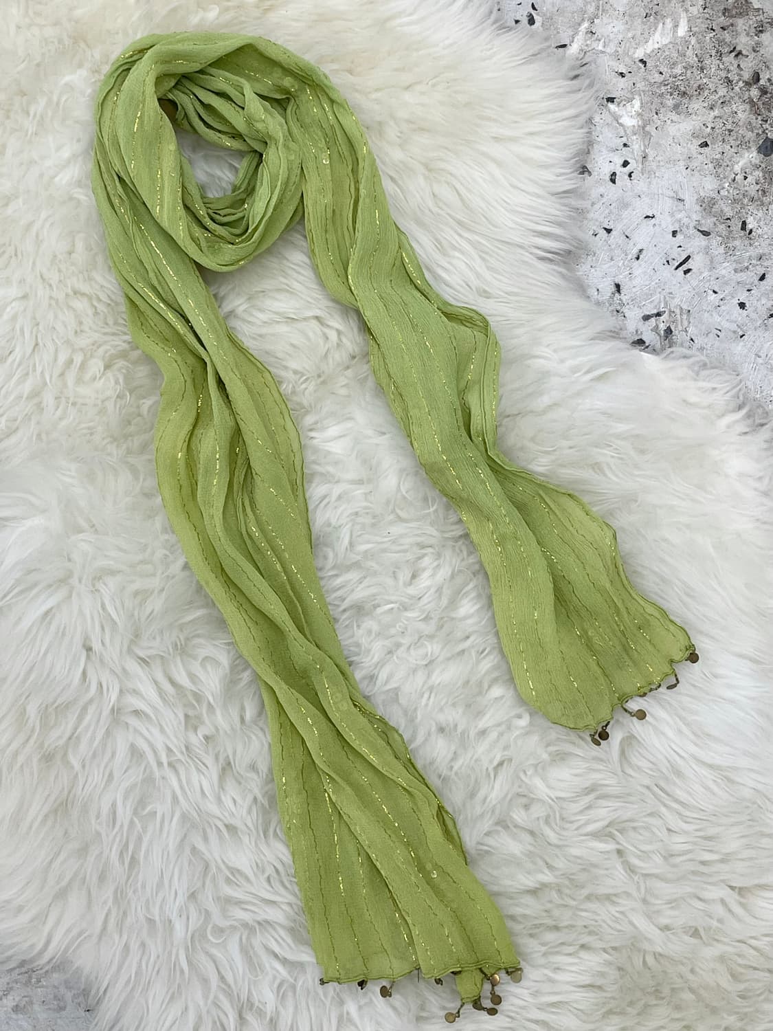 페어리 글리터 비즈 머플러  상품이미지5