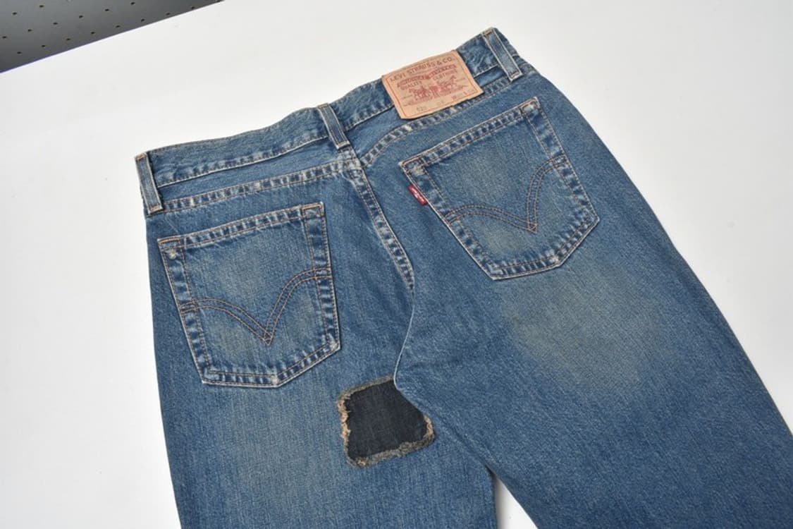 리바이스 로우라이즈 부츠컷 청바지 데님팬츠 29 N1323 상품이미지5