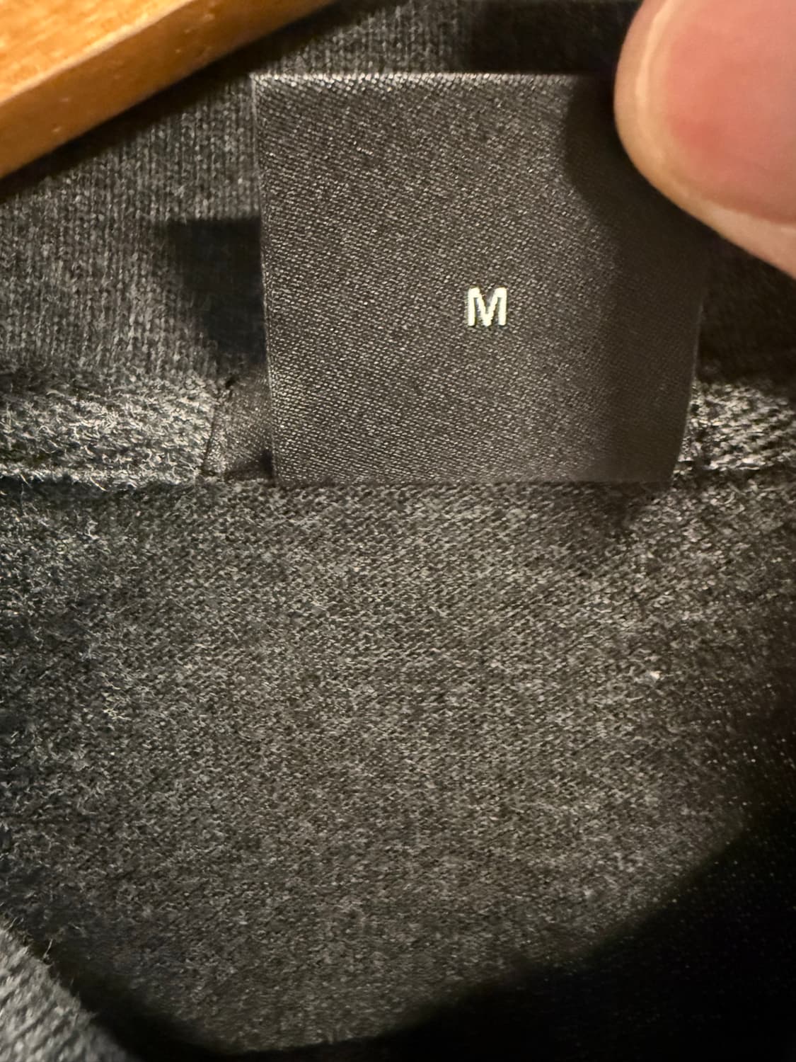 M 휴고보스 BOSS 피마코튼 긴팔 폴로 니트 차콜 상품이미지6