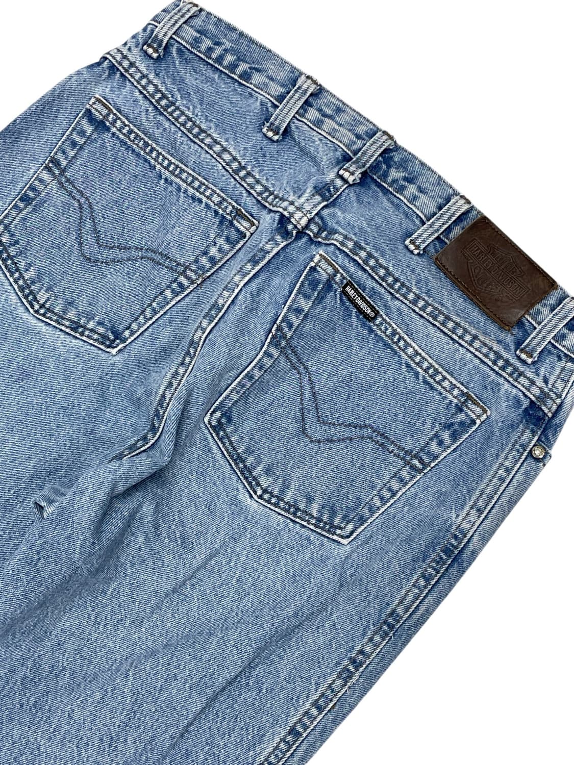 [34x30] 90s 할리데이비슨 made USA 데님 팬츠 스트레이트핏 상품이미지5