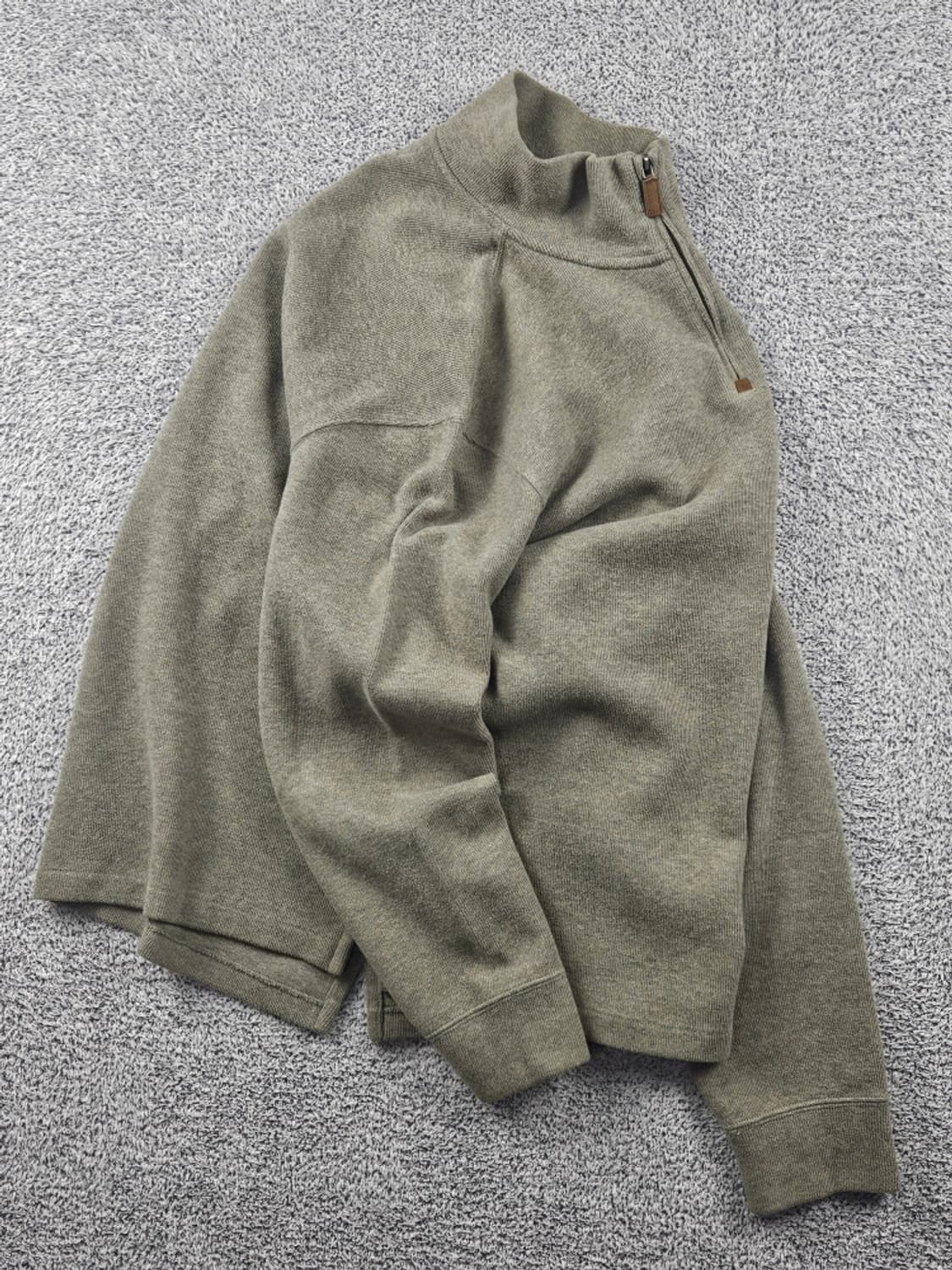 폴로랄프로렌 코튼 하이 넥 하프 집업 니트 ( L ) / 10821 상품이미지4